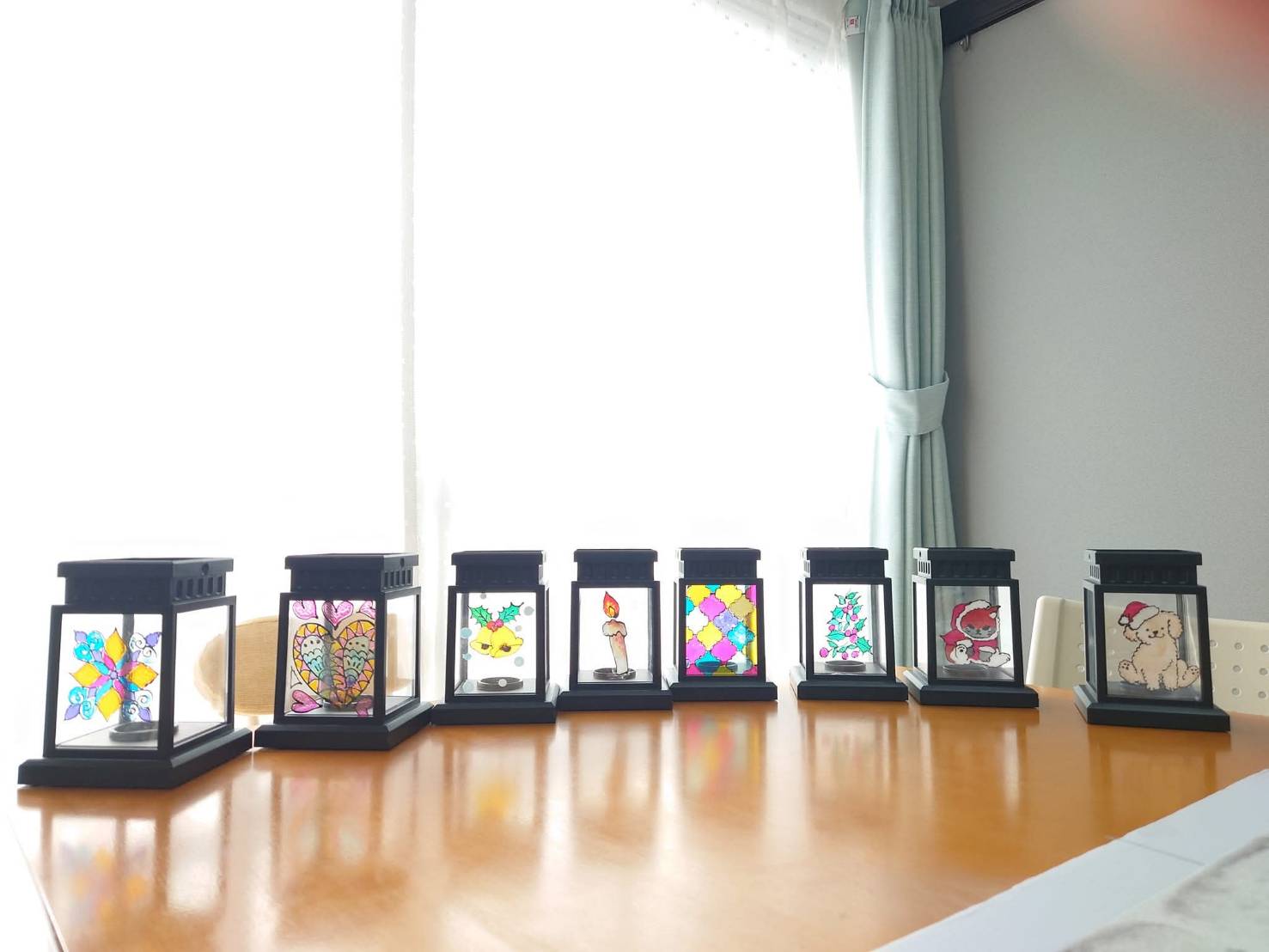お部屋に飾れるランタン風の作品